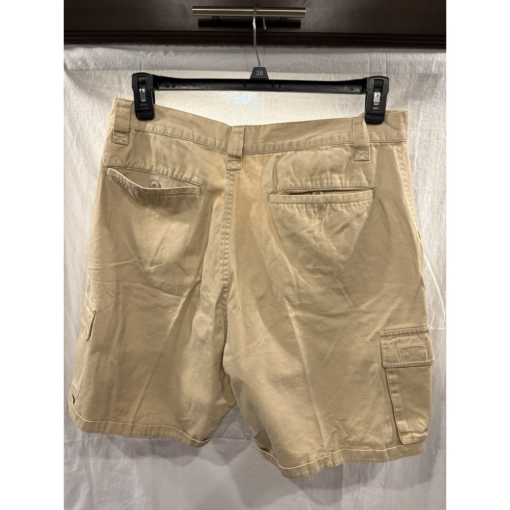 Vintage Stanley & Jo Jo Men's Cargo Shorts Size 36 Khaki 100% Cotton Y2K - Picture 9 of 11